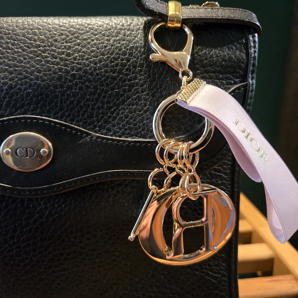 Dior Black Satchel with Gold Accents - Picture 2 of 7